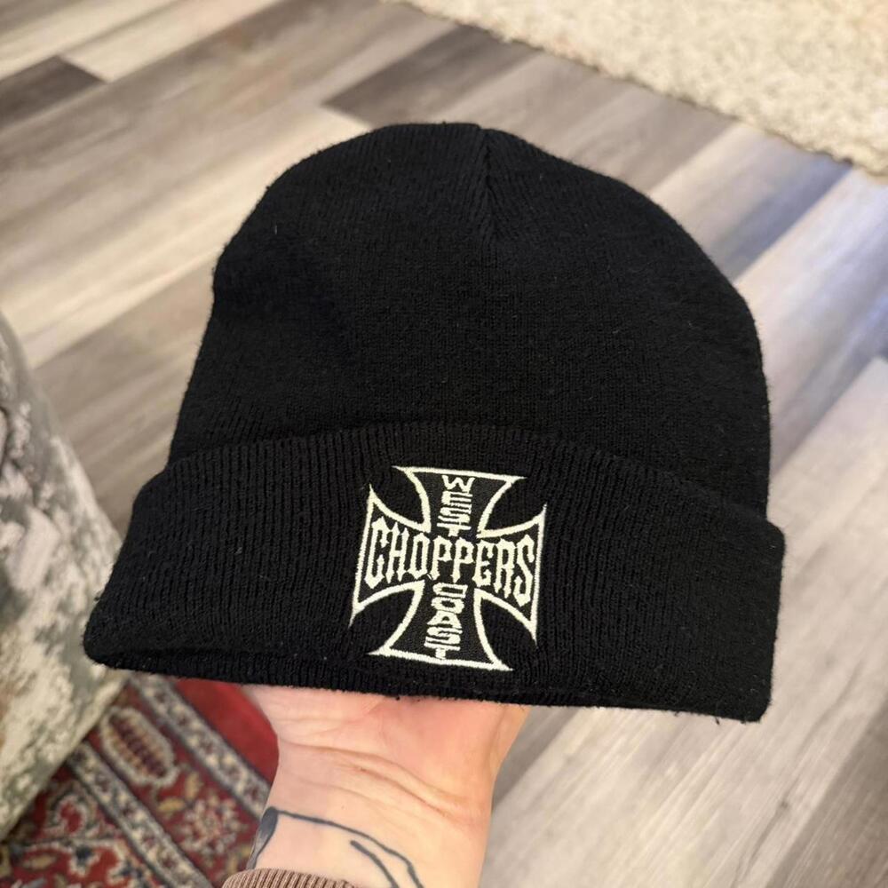 vintage west coast choppers cuffed beanie 00s OS
